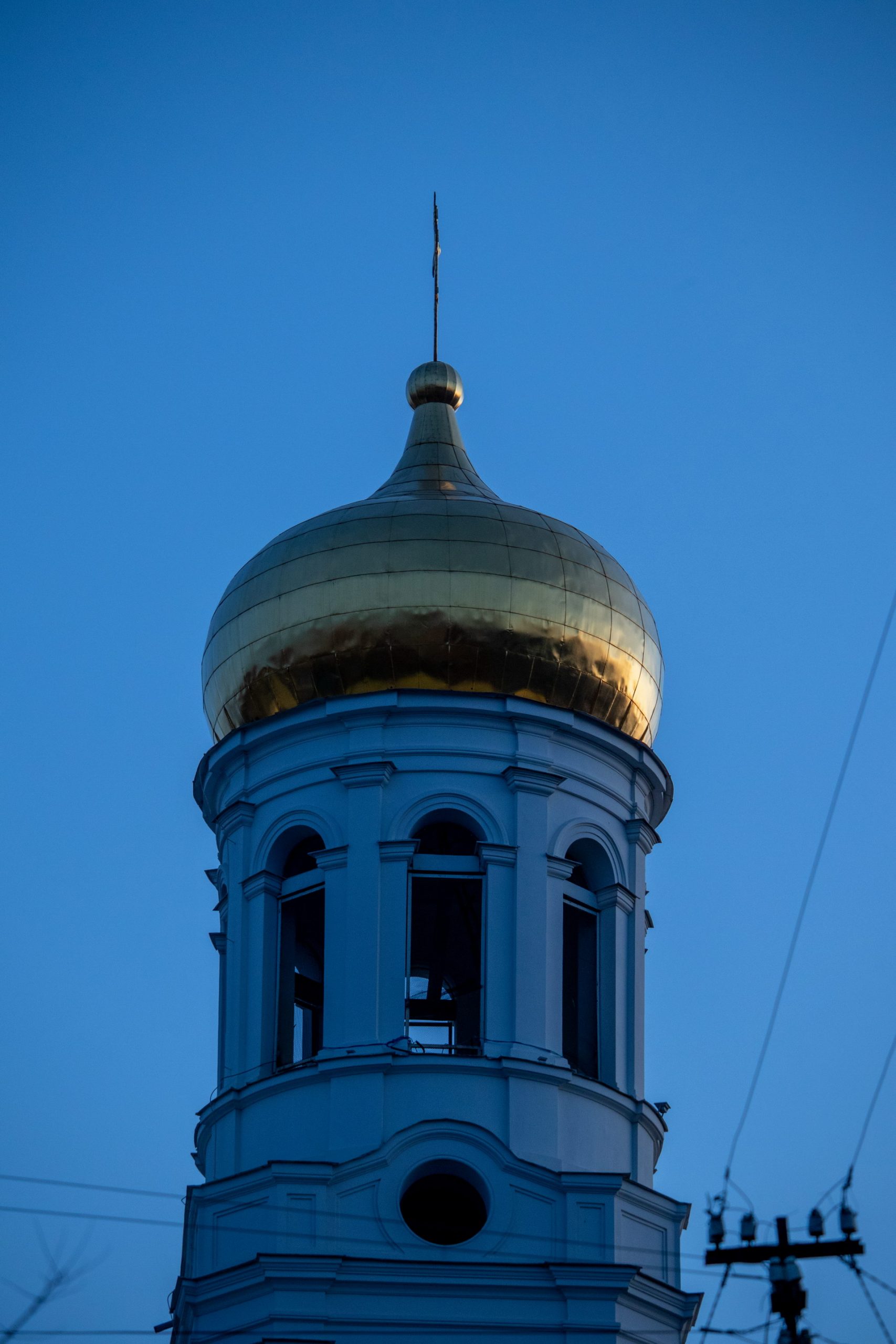 Купол церкви на закате 1