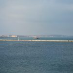 Бетонные конструкции в воде для защиты судов в порту города Одесса 1