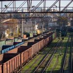 Пересекающиеся железнодорожные рельсы в Одесском морском порту 4