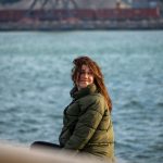 Портрет девушки в порту города Одесса 1