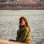 Портрет девушки в порту города Одесса 2