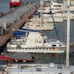 Стоянка яхт в порту города Одесса 1