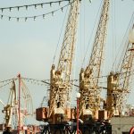 Три крана на причале Одесского морского порта 2