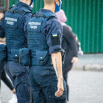 Ukrainian cop with a tattoo on his arm - Ukraine, Odessa, 27.09,2020