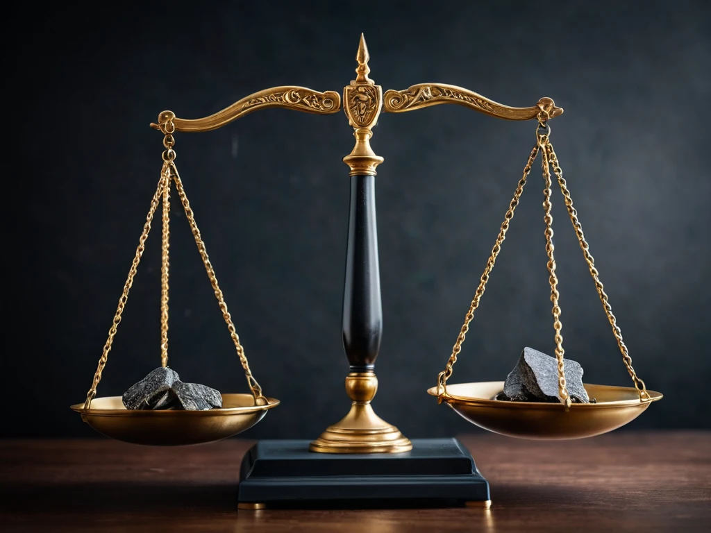 Фотография старинных весов с камнями на чашах, символизирующая взвешивание 'за' и 'против' в контексте следования трендам в фотографии.