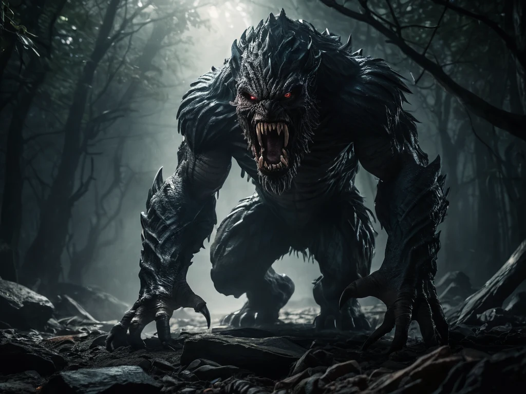 Изображение устрашающего волка, символизирующего страхи и сомнения, которые необходимо преодолеть для выхода из зоны комфорта.